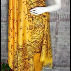 Katan silk screen print suit