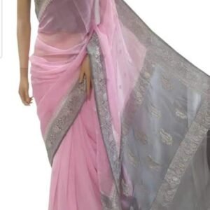 Khaddi georgette Silk Saree