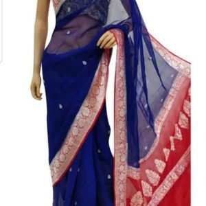 Khaddi georgette Silk Saree