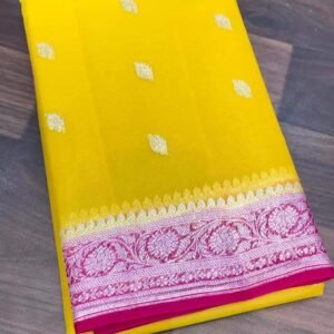 Khaddi georgette Silk Saree