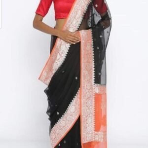 Khaddi georgette Silk Saree