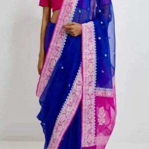 Khaddi georgette Silk Saree