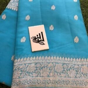 Khaddi georgette Silk Saree