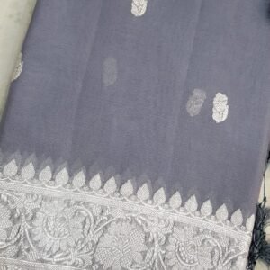 Khaddi georgette Silk Saree