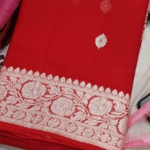 Khaddi georgette Silk Saree