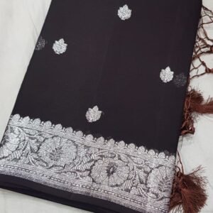 Khaddi georgette Silk Saree