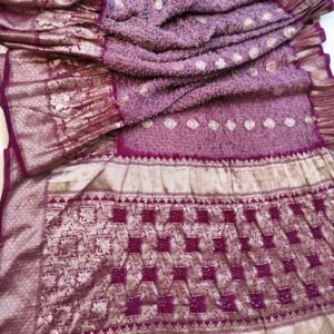 Kanchi bandhini silk saree