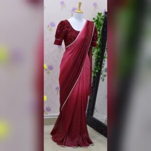 pure georgette saree