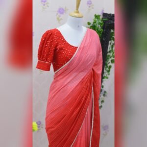 pure georgette saree