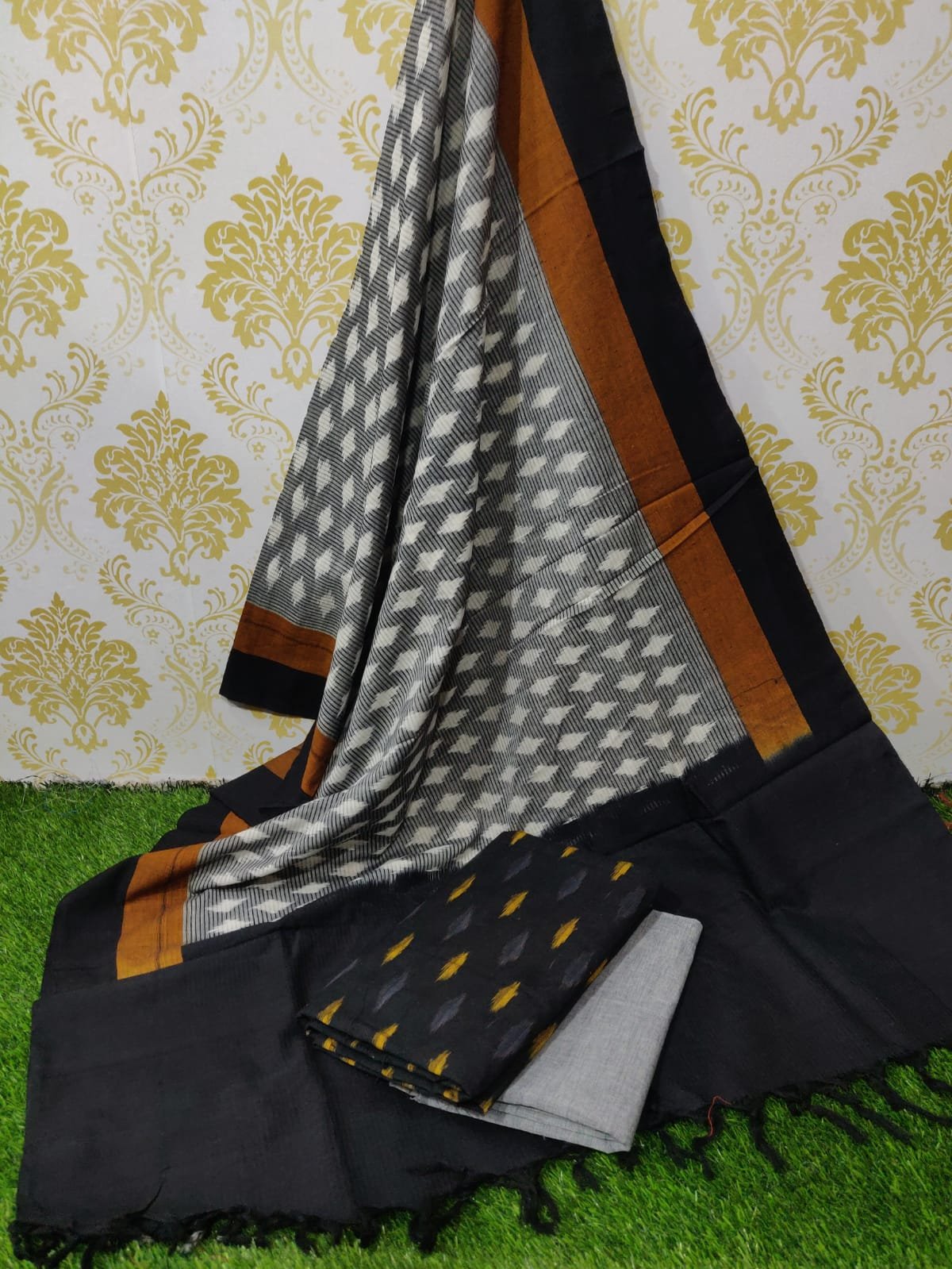 Pochampally Ikkat Pure Sico Dress Material with Beautiful Colour  Combinations IKT7T0159SCD