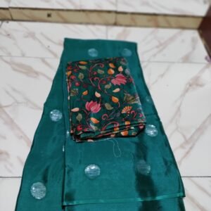 Pure chinnon saree