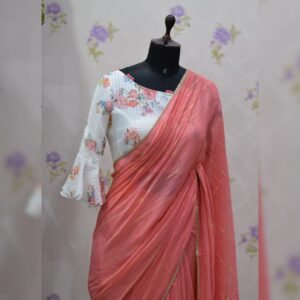 pure georgette saree